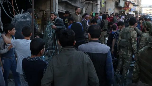 El-Bab'da iftar vakti bombalı terör saldırısı: 1'i ağır 11 sivil yaralandı