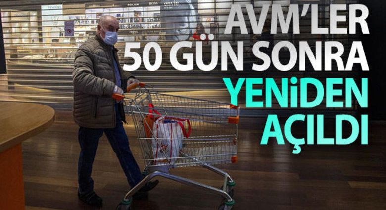 Erzurum'da AVM'ler yeniden kapılarını açtı