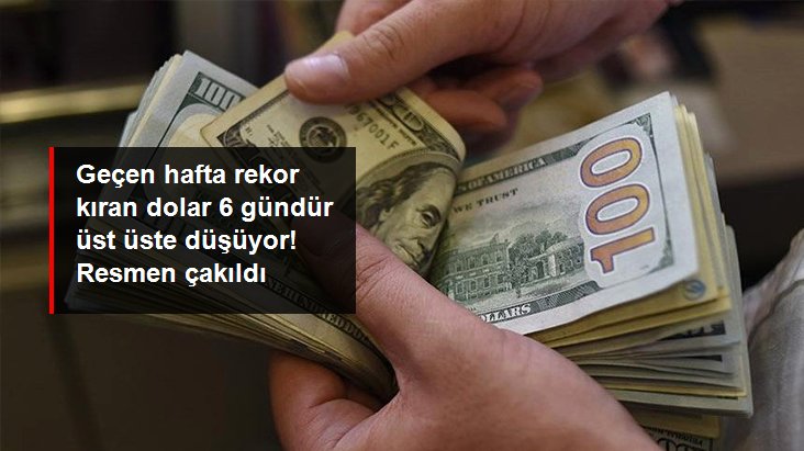 6 gündür düşüşünü sürdüren dolar 6,96'dan işlem görüyor