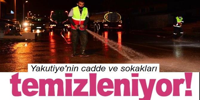 Erzurum’da cadde ve sokaklar sabunlu suyla yıkanıyor