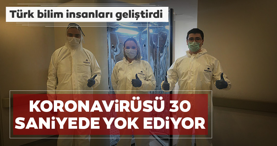 Türk profesör geliştirdi: 30 saniyede virüsü yok ediyor