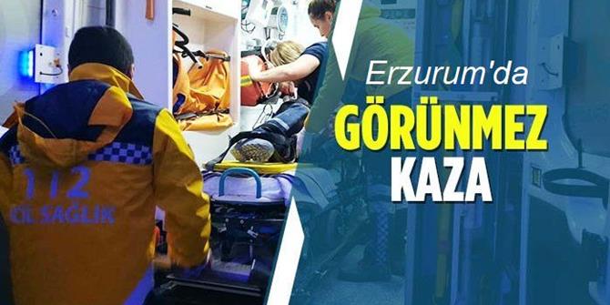 Erzurum'da başına soba bacası düşen kişi ağır yaralandı