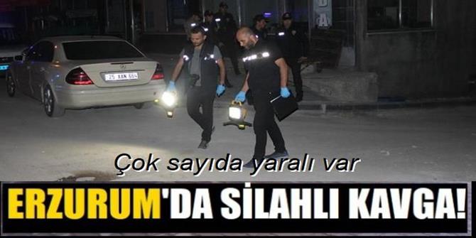 Erzurum'da silahlı kavga: