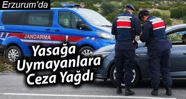 Erzurum’da kısıtlamaya uymayanlara ceza