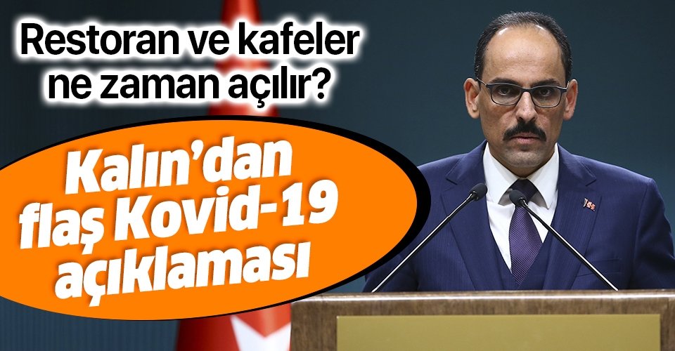 Kalın'dan Kovid-19 açıklaması