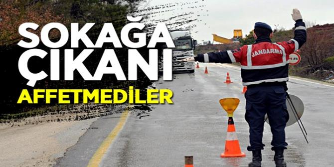 Erzurum'da sokağa çıkanlara ceza yağdı