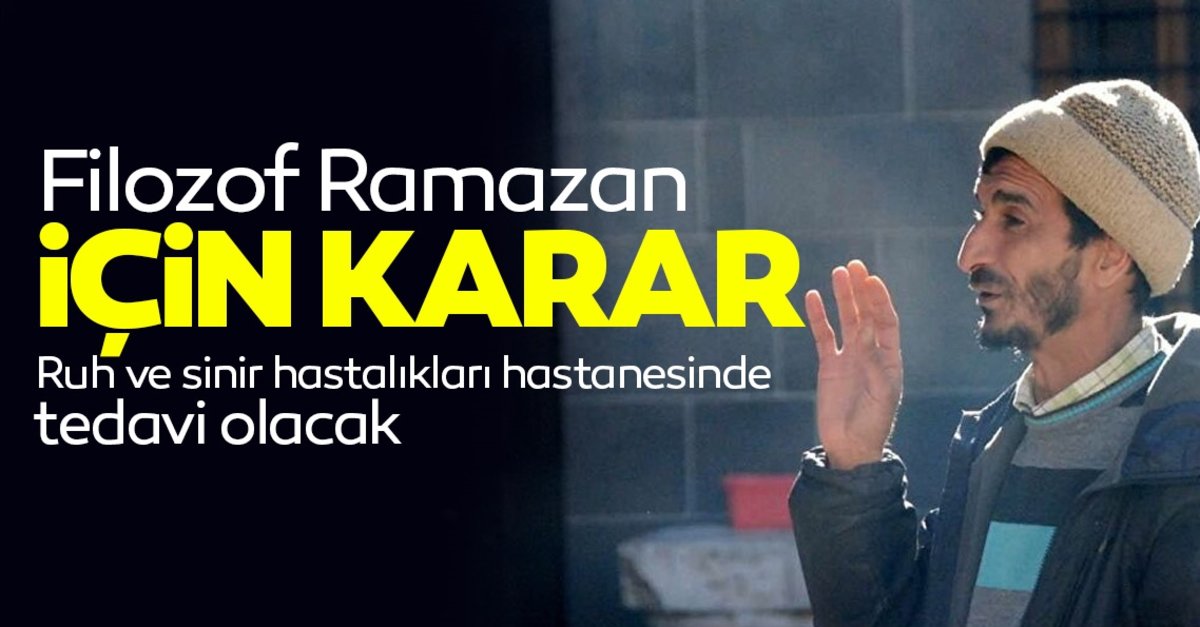 "Filozof Ramazan" hastanelik oldu