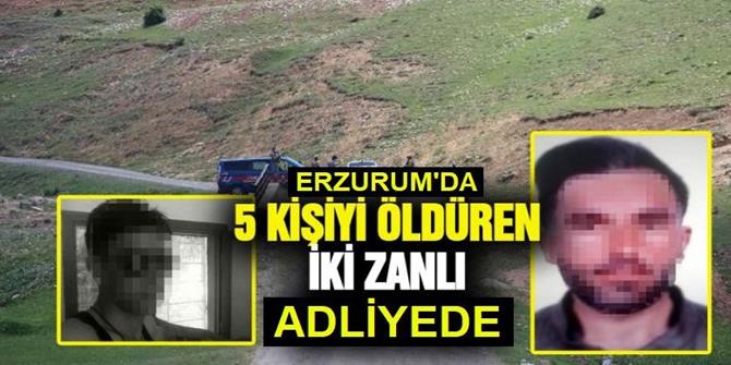 Katliam zanlıları adliyede