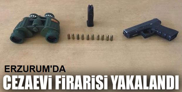 Erzurum'da Cezaevi firarisi yakalandı