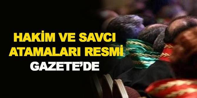 1.379 hakim ve savcı ataması Resmi Gazetede yayımlandı