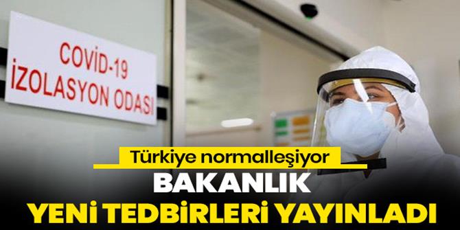 Sağlık Bakanlığı normalleşme sürecinde alınacak tedbirleri açıkladı