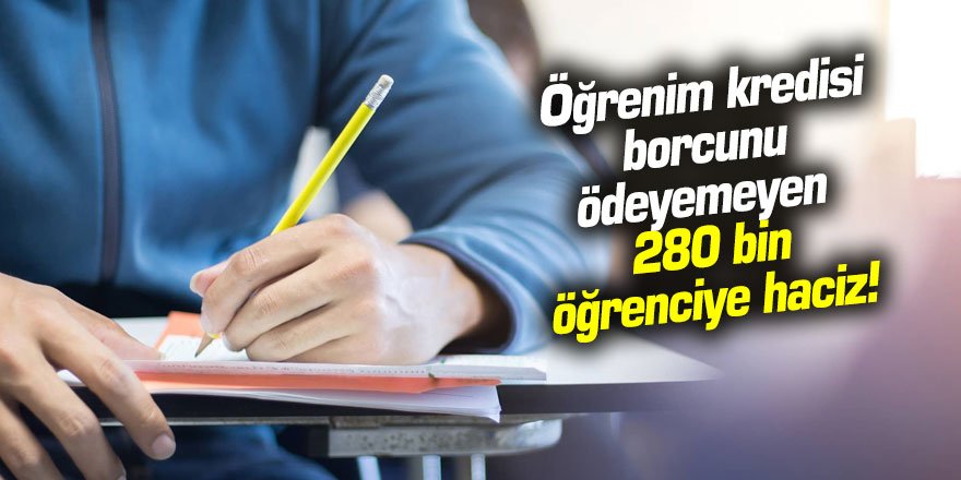 Öğrenim kredisi borcunu ödeyemeyen 280 bin öğrenciye haciz