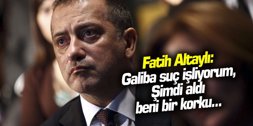 Fatih Altaylı: Galiba suç işliyorum... Kaynak: Fatih Altaylı: Galiba suç işliyorum...