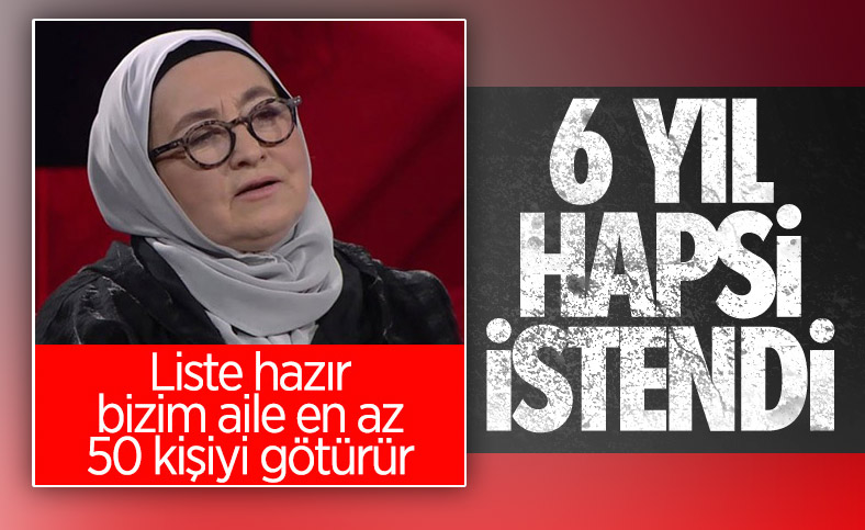 Sevda Noyan için 6 yıla kadar hapis istemi