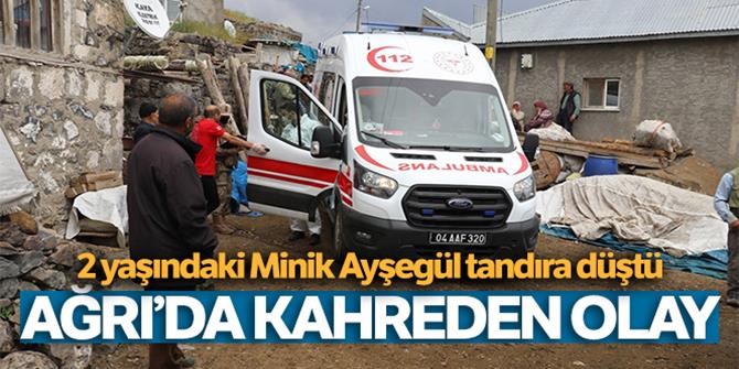 Tandıra düşen minik Ayşegül'de hayatını kaybetti