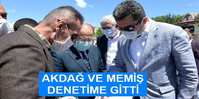 Milletvekili Akdağ ile Vali Memiş, Erzurum Şehir Hastanesini gezdi