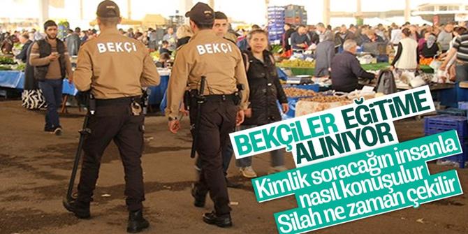 Yeni düzenlemeyle birlikte bekçilere eğitim verilecek