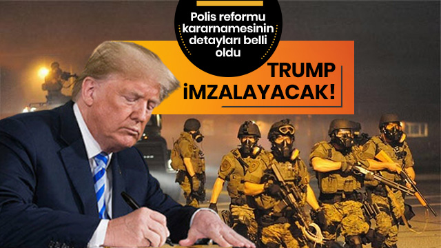 Trump'ın imzalayacağı polis reformu kararnamesinin detayları belli oldu