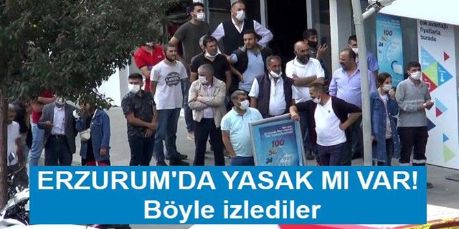 Erzurum'da şüpheli paketin patlamasını böyle izlediler