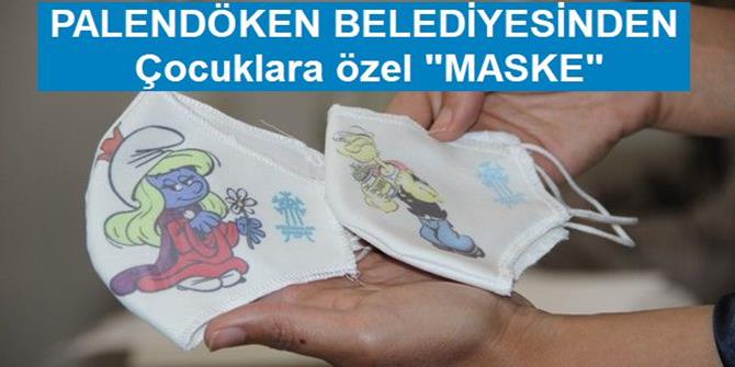 Erzurum'da çocuklara özel maske