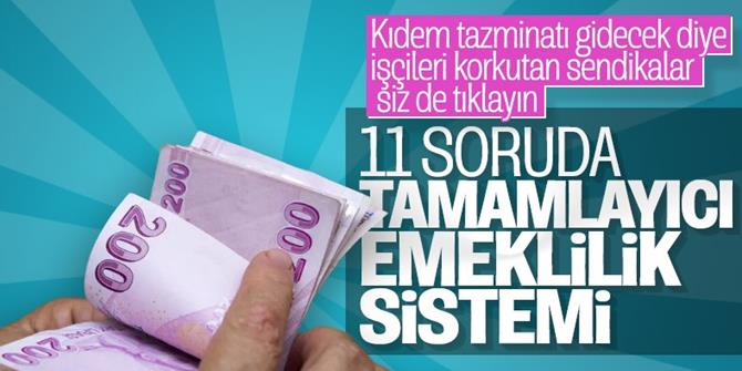 Tamamlayıcı emeklilik sistemi ayrıntıları