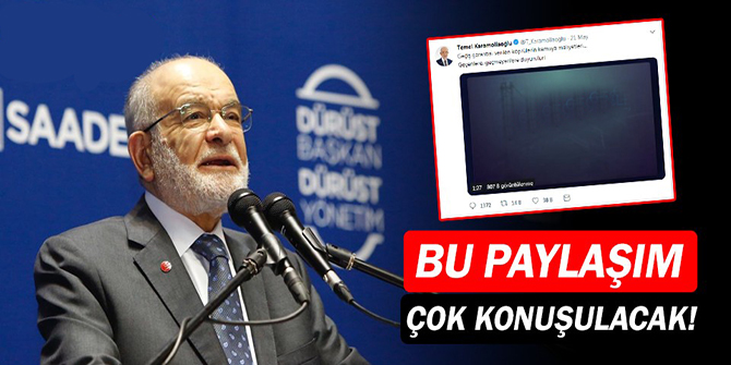 Saadet Partisi'nden çok konuşulacak paylaşım