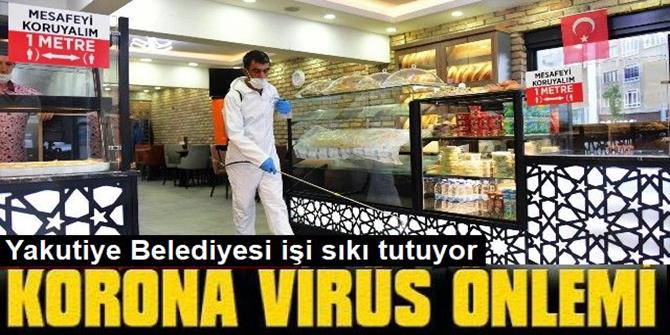 Yakutiye Belediyesi Koronavirüsle mücadelede işi sıkı tutmaya devam ediyor