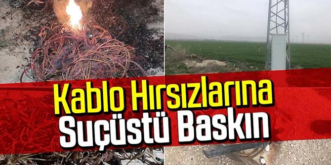 Tortum'da Bakır kablo hırsızları suçüstü yakalandı