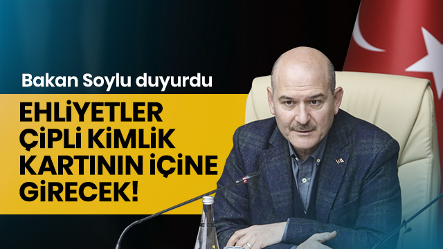 Bakan Soylu: Ehliyetimizi artık yanımızda taşımamız gerekmeyecek