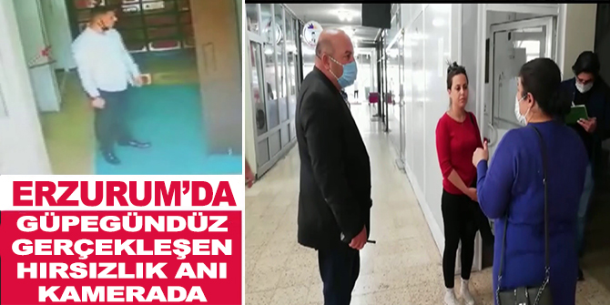 Güpegündüz gerçekleşen hırsızlık anı kamerada