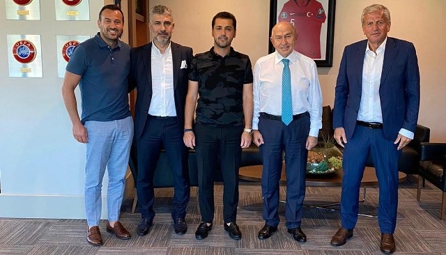 Erzurumspor Kulübü’nden TFF Başkanı Nihat Özdemir’e nezaket ziyareti