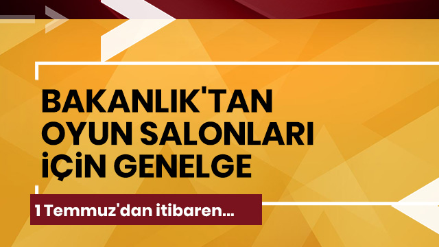 İçişleri Bakanlığınca 81 ilin valiliğine, "İnternet Kafeleri, Salonları ve Elektronik Oyun Yerleri" konulu genelge gönderildi