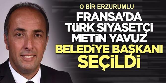 Oltulu Yavuz, Valenton’a Belediye Başkanı seçildi