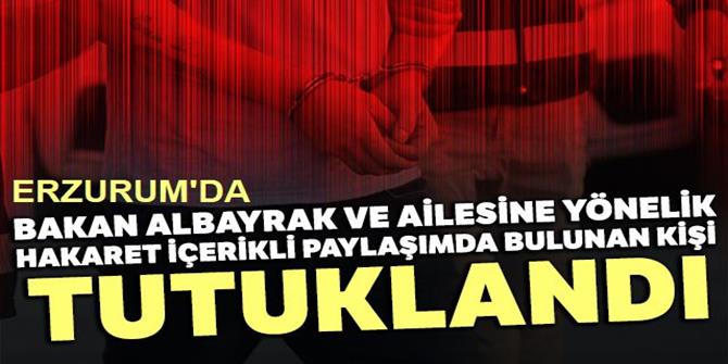 Bir tutuklamada Erzurum'da!