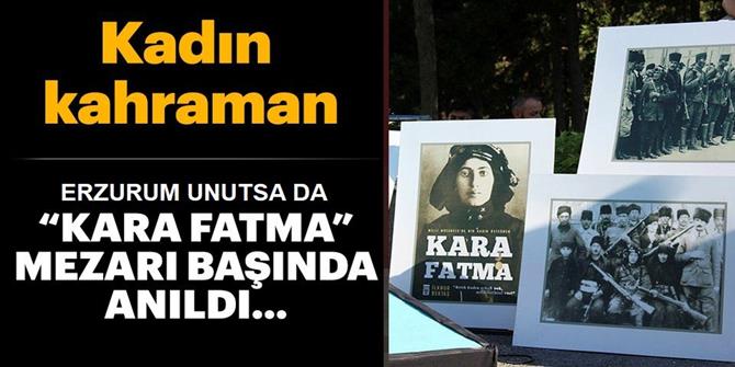 Erzurumlu Üsteğmen Kara Fatma mezarı başında anıldı