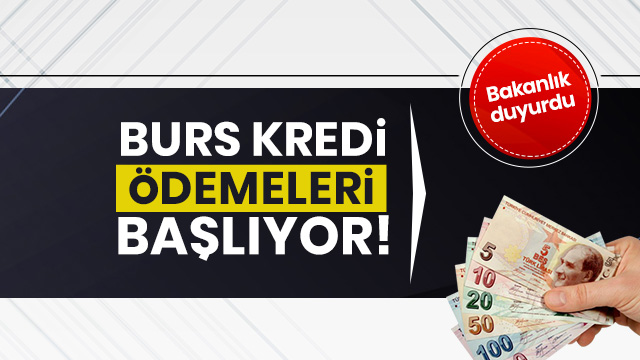 Burs ve kredi ödemeleri başladı