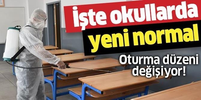 İşte okullarda yeni normal! Oturma düzeni değişiyor