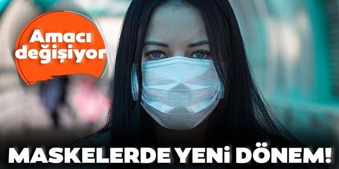 Koronavirüs maskelerinde yeni dönem!