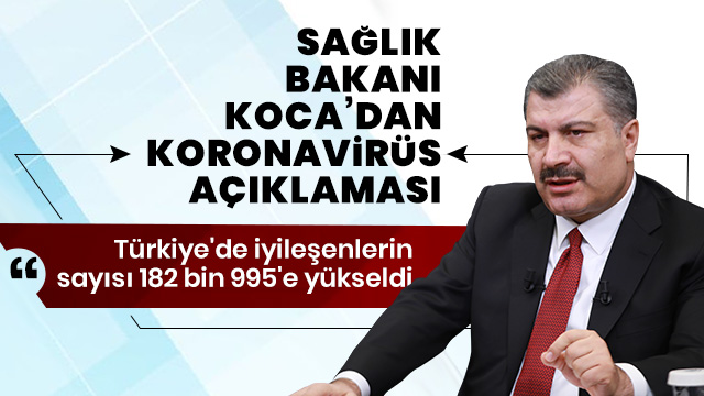 6 Temmuz koronavirüs tablosu açıklandı!