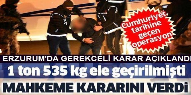 Dev uyuşturucu operasyonuyla çökertilen "şebekenin şifreleri" gerekçeli kararda