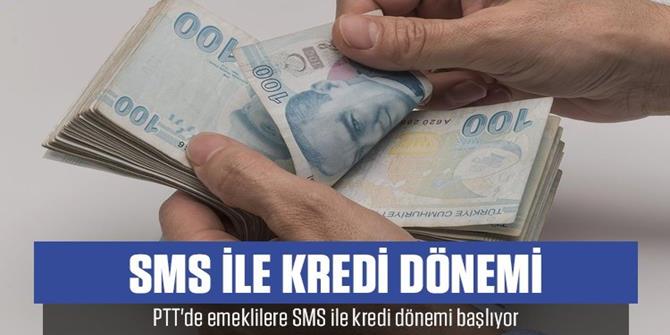 PTT'de emeklilere SMS ile kredi dönemi