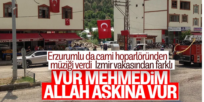 Erzurum'da Mehmetçiğe cami hoparlöründen ezgili destek