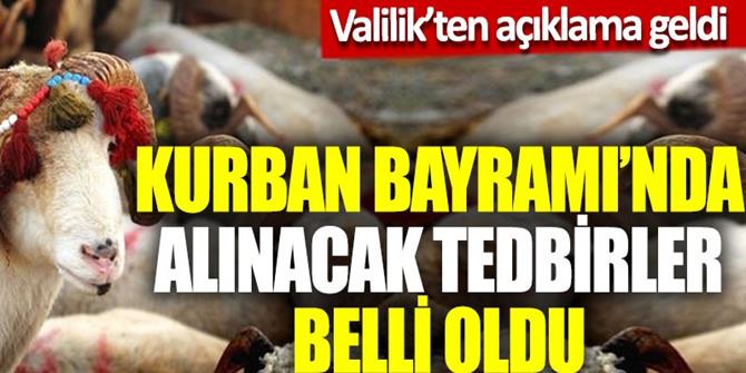 Erzurum’da Kurban Bayramı tedbirleri