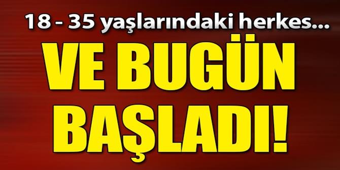 Başvuru süreci bugün başladı!