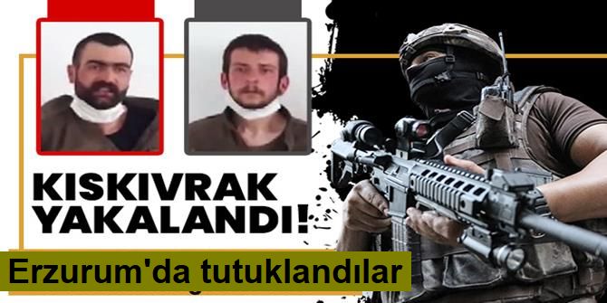 Erzurum'da yakalanan 2 terörist tutuklandı