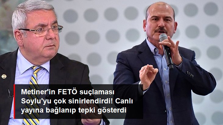 AK Partili Mehmet Metiner'in FETÖ suçlaması Bakan Soylu'yu çok sinirlendirdi!
