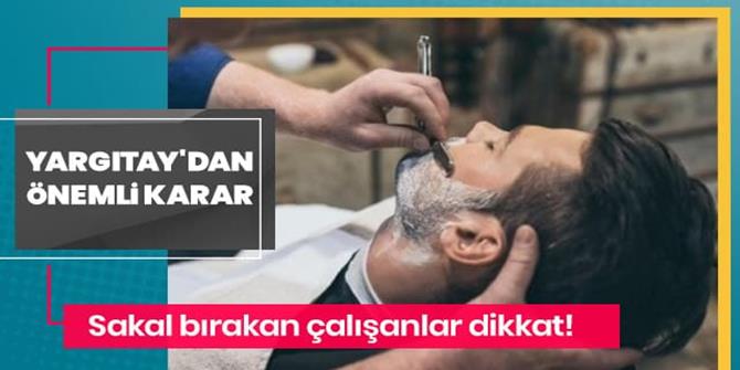 Sakal bıraktığı için kovulan yöneticiye Yargıtay'dan kötü haber