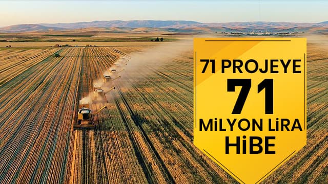 Bakan duyurdu! 71 projeye 71 milyon lira hibe