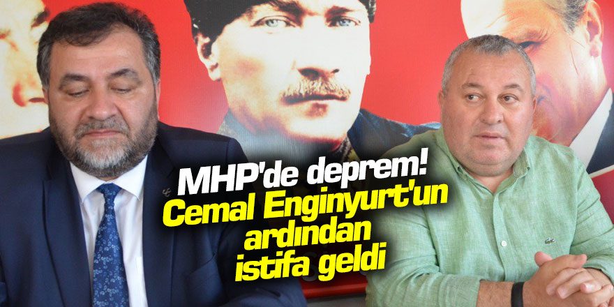 MHP'de deprem! Cemal Enginyurt'un ardından istifa geldi