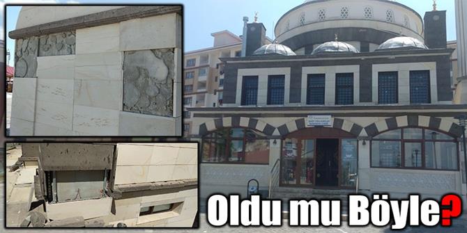 Erzurum'da bu cami yeni yapıldı ama!
